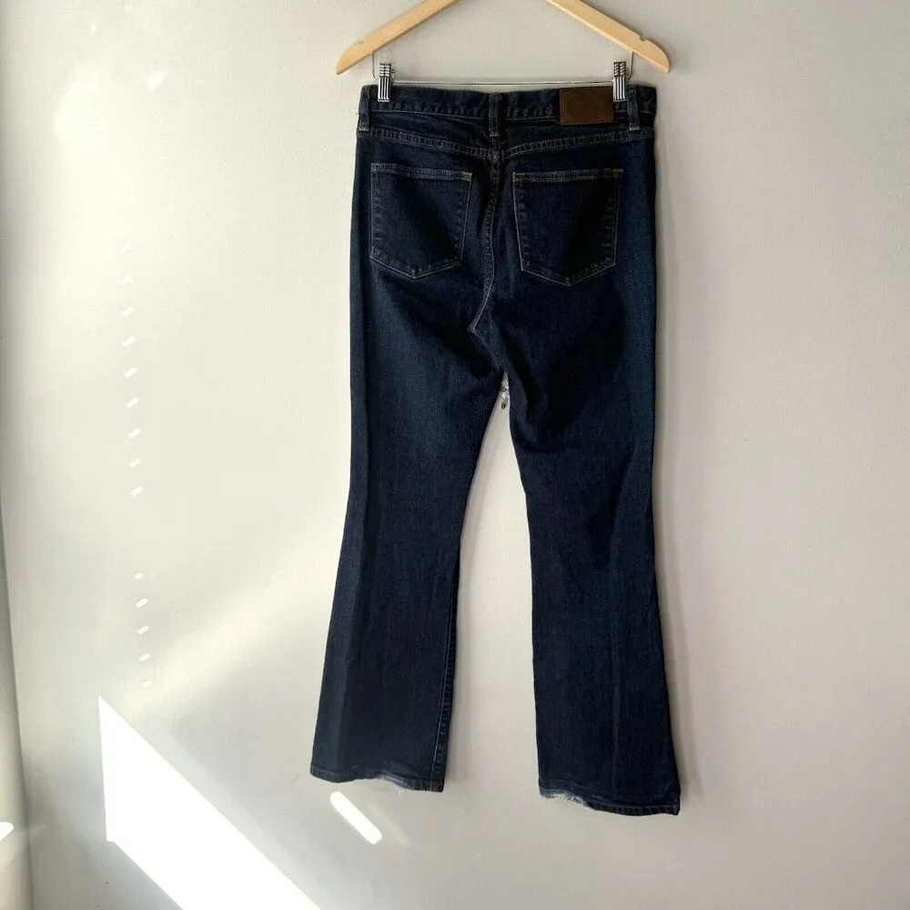 Lauren Ralph Lauren Classic Bootcut Straight Leg Jeans Women’s Sz 6 Dark Classic - Picture 6 of 10